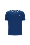 Fila Mens Blue Marconi Crew T-Shirt