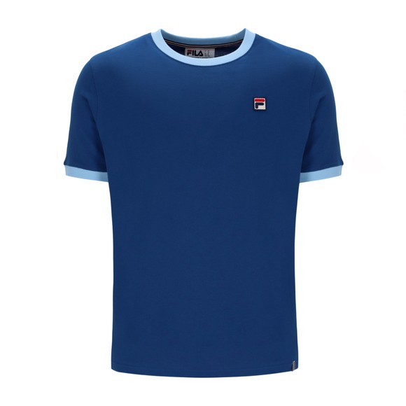 Fila Mens Blue Marconi Crew T-Shirt