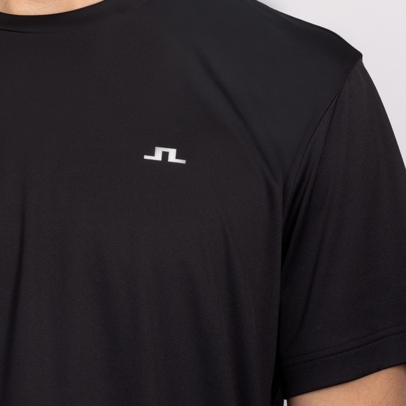J.Lindeberg Mens Black Ade T Shirt #3