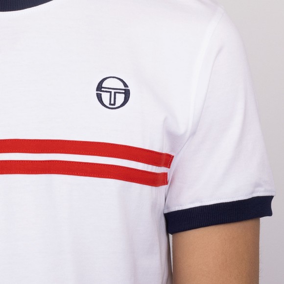 Sergio Tacchini Mens White S/S Supermac T-Shirt main image