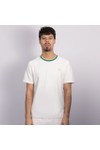 Sergio Tacchini Mens White Monte Velour T-Shirt