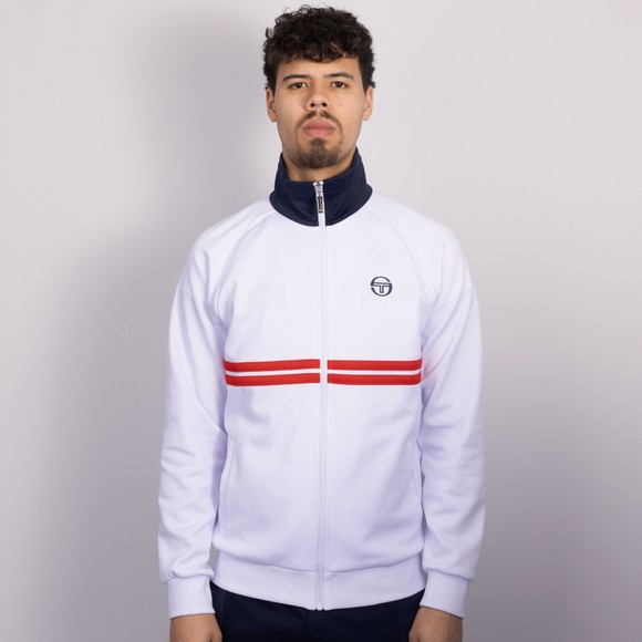 Sergio Tacchini Mens White Dallas Track Top main image