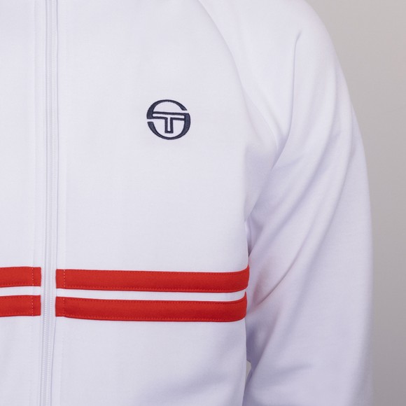 Sergio Tacchini Mens White Dallas Track Top main image