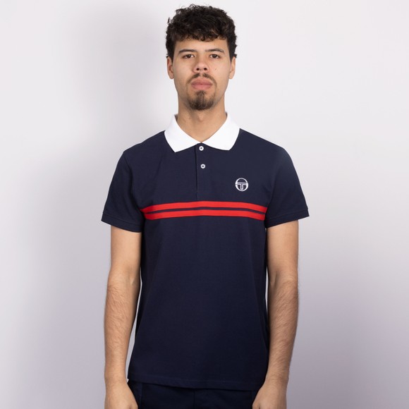 Sergio Tacchini Mens Blue Supermac Polo main image