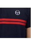 Sergio Tacchini Mens Blue Supermac Polo