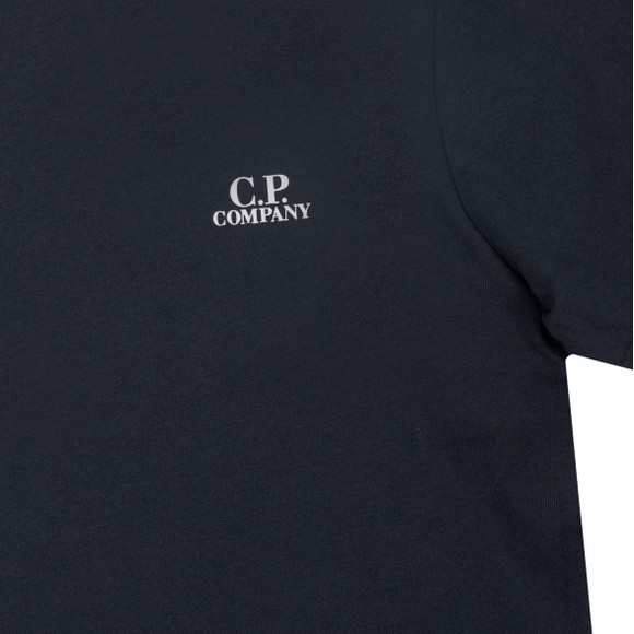 C.P. Company Undersixteen Boys Blue Small Logo T Shirt #3