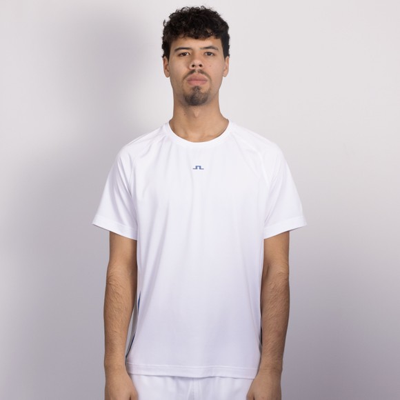 J.Lindeberg Mens White Court T Shirt #2