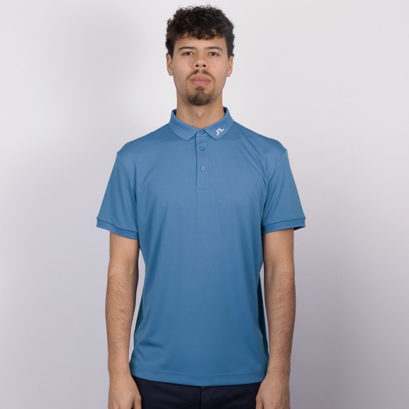 J.Lindeberg Mens Blue KV Print Polo Shirt #3