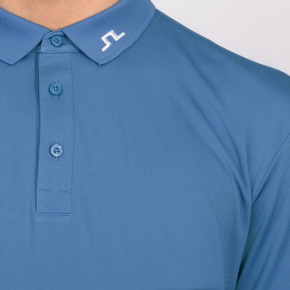 J.Lindeberg Mens Blue KV Print Polo Shirt #4