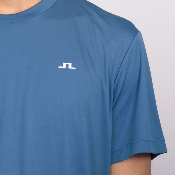 J.Lindeberg Mens Blue Ade T Shirt #3