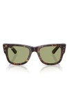 Ray-Ban Mens Brown 0RB0840S Mega Wayfarer Sunglasses