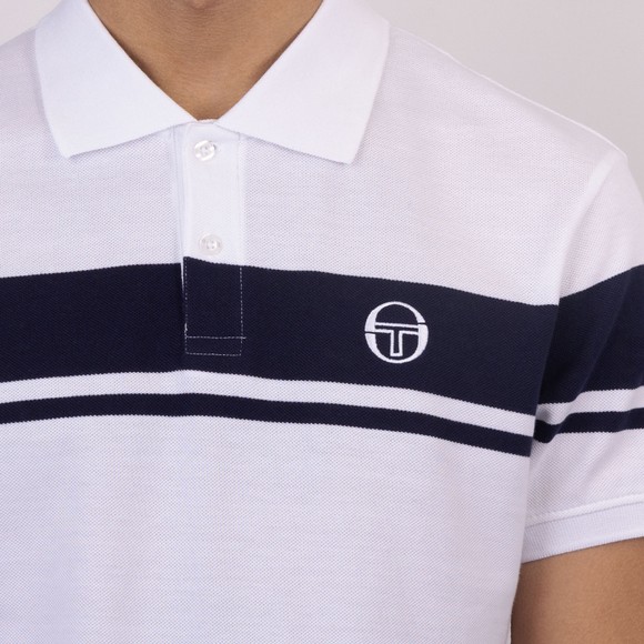 Sergio Tacchini Mens White Young Line Polo Shirt main image