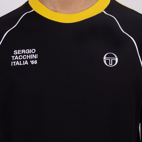 Sergio Tacchini Mens Black Ghibli Davis T-Shirt main image