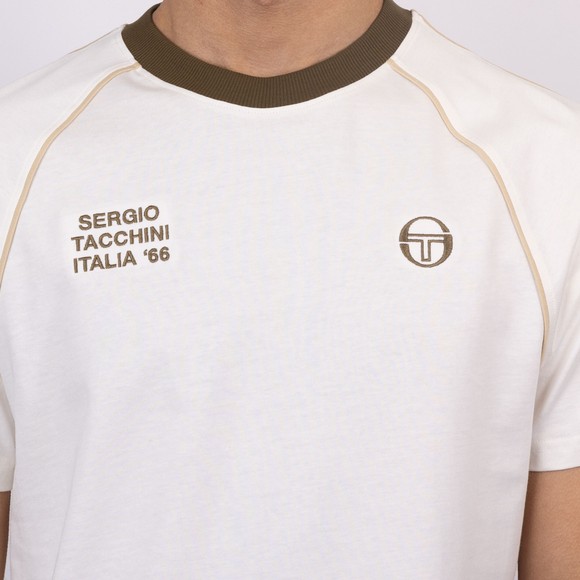 Sergio Tacchini Mens White Ghibli Davis T-Shirt main image