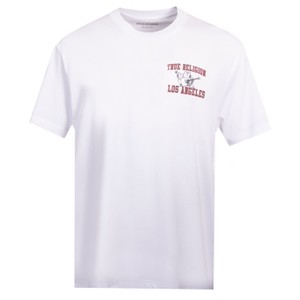 Mesh Print Buddha T Shirt