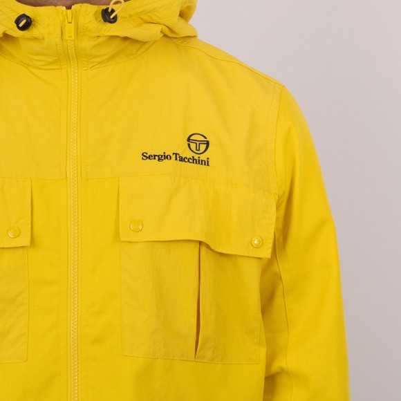 Sergio Tacchini Mens Yellow Calisti Hooded Jacket #3