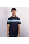 Sergio Tacchini Mens Blue New Young Line Polo Shirt