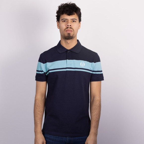 Sergio Tacchini Mens Blue New Young Line Polo Shirt main image
