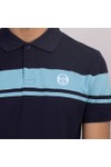 Sergio Tacchini Mens Blue New Young Line Polo Shirt
