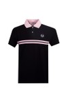 Sergio Tacchini Mens Black Supermac Polo
