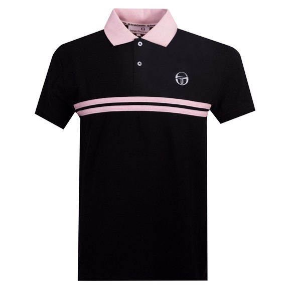 Sergio Tacchini Mens Black Supermac Polo main image