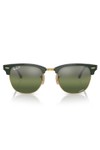 Ray-Ban Mens Green ORB3016 Clubmaster Sunglasses