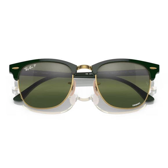 Ray-Ban Mens Green ORB3016 Clubmaster Sunglasses main image
