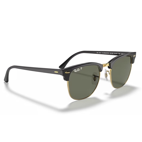 Ray-Ban Mens Black ORB3016 Clubmaster Sunglasses #3