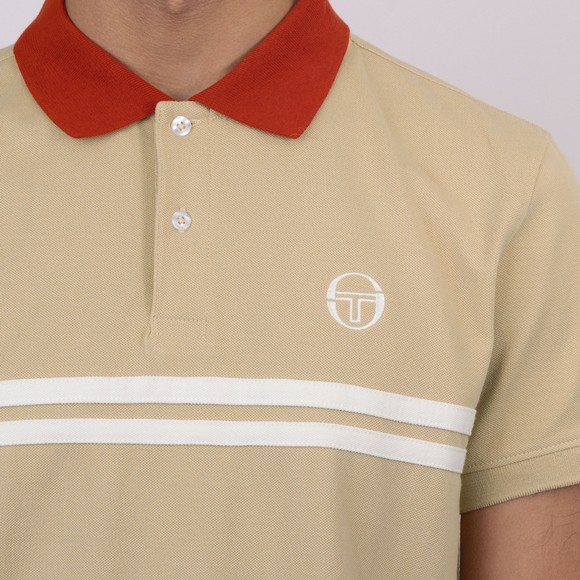 Sergio Tacchini Mens Beige Supermac Polo main image