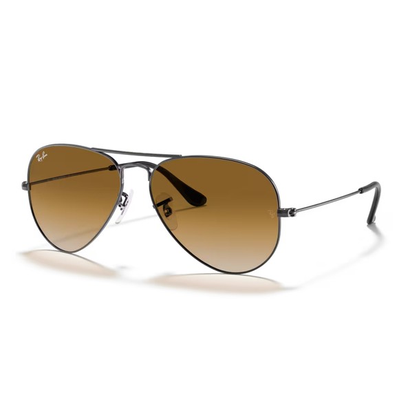 Ray-Ban Mens Silver ORB3025 Aviator Sunglasses #2