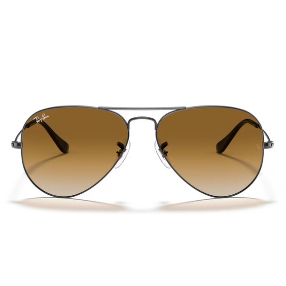 Ray-Ban Mens Silver ORB3025 Aviator Sunglasses #1