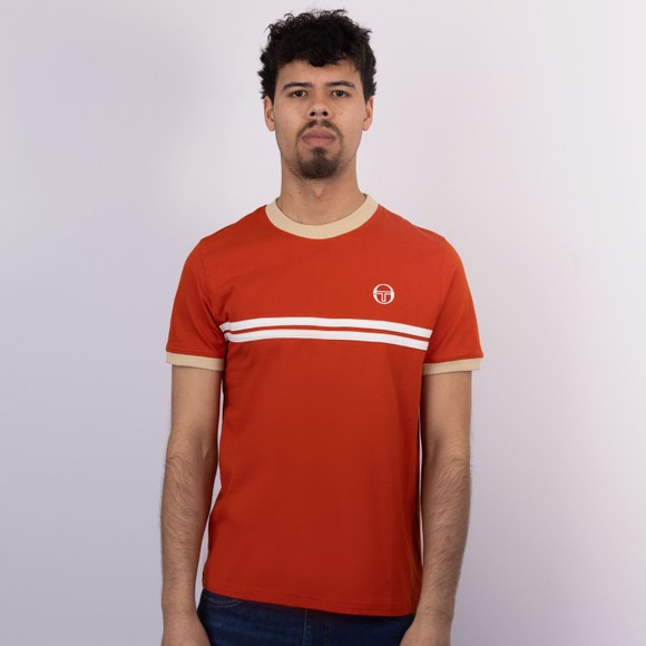 Sergio Tacchini Mens Orange S/S Supermac T-Shirt