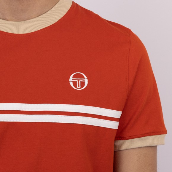 Sergio Tacchini Mens Orange S/S Supermac T-Shirt main image