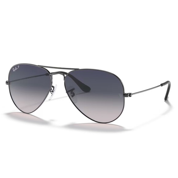 Ray-Ban Mens Silver ORB3025 Aviator Sunglasses #2