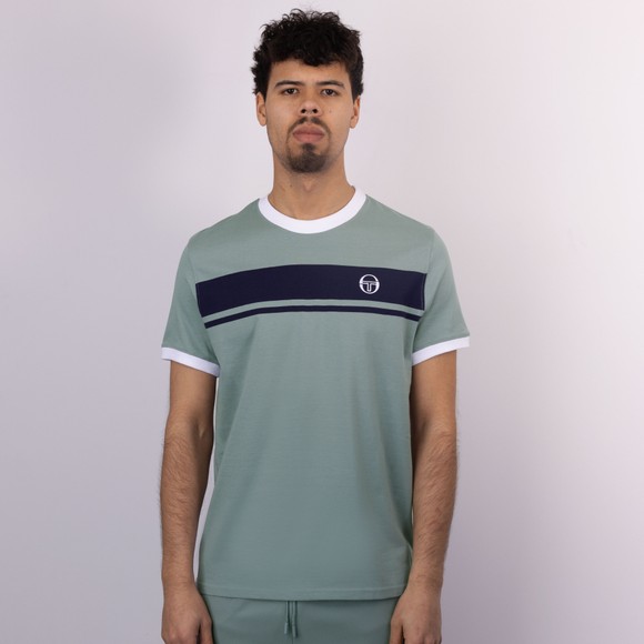 Sergio Tacchini Mens Green Master T-Shirt