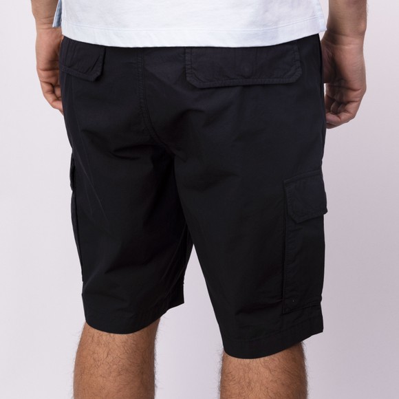 Emporio Armani Mens Blue Woven Bermuda Cargo Short #4