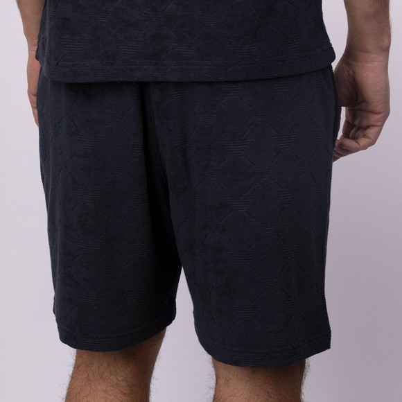 Emporio Armani Mens Blue Towelling Bermuda Short #4
