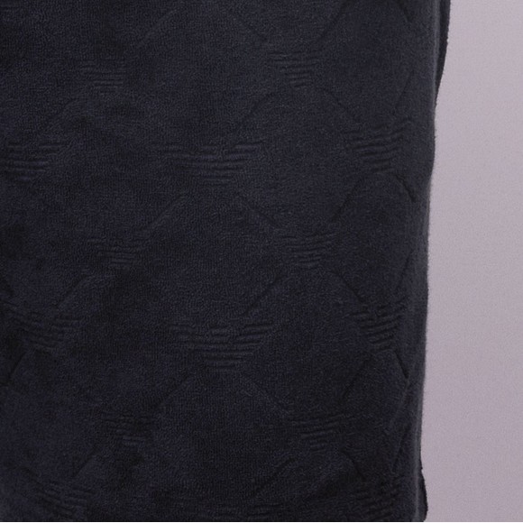 Emporio Armani Mens Blue Diamond Detail Towelling T-Shirt #4