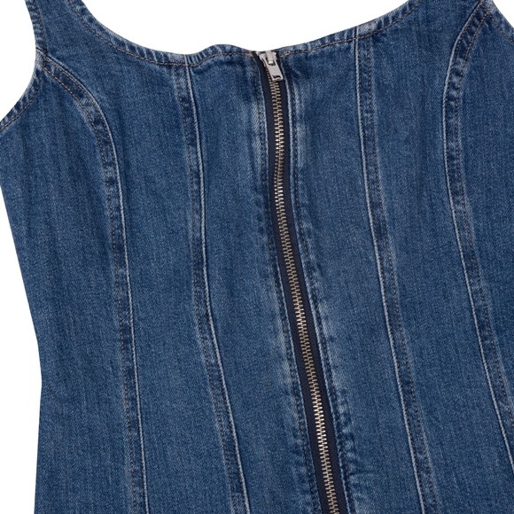Levi's ® Womens Blue Seamed Zip Dress #3