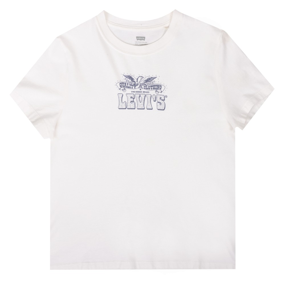 Eagle Post Rhinestone Detail T-Shirt