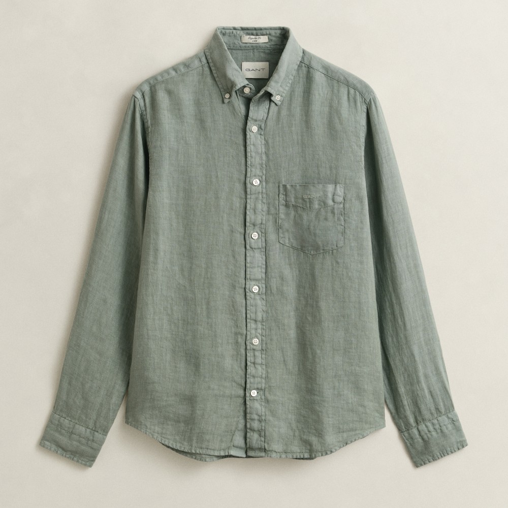 Garment Dyed Linen Shirt
