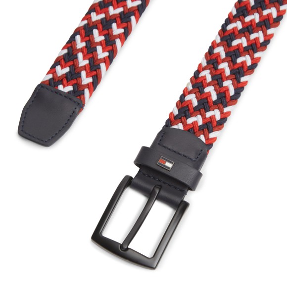 Tommy Hilfiger Mens Blue Denton Elastic Multi Belt