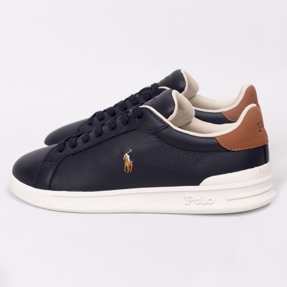 Polo Ralph Lauren Mens Blue Heritage Court Trainer #3