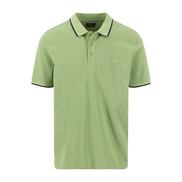 Fynch Hatton Mens Green Tipped Polo