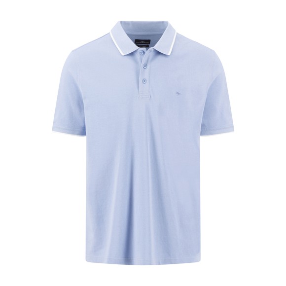 Fynch Hatton Mens Blue Tipped Polo