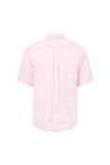 Fynch Hatton Mens Pink Short Sleeve Linen Shirt
