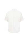 Fynch Hatton Mens White Short Sleeve Linen Shirt