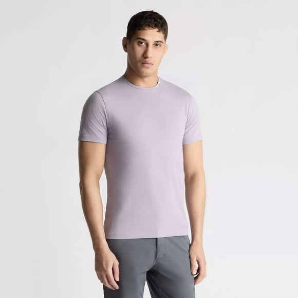 Remus Mens Purple Plain T-Shirt