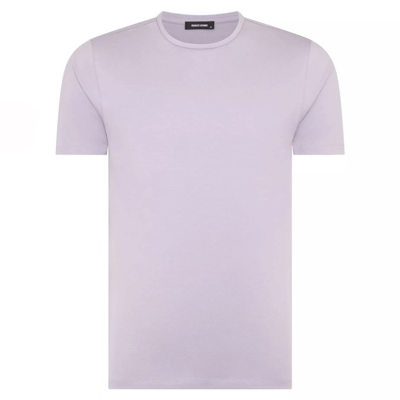 Remus Mens Purple Plain T-Shirt