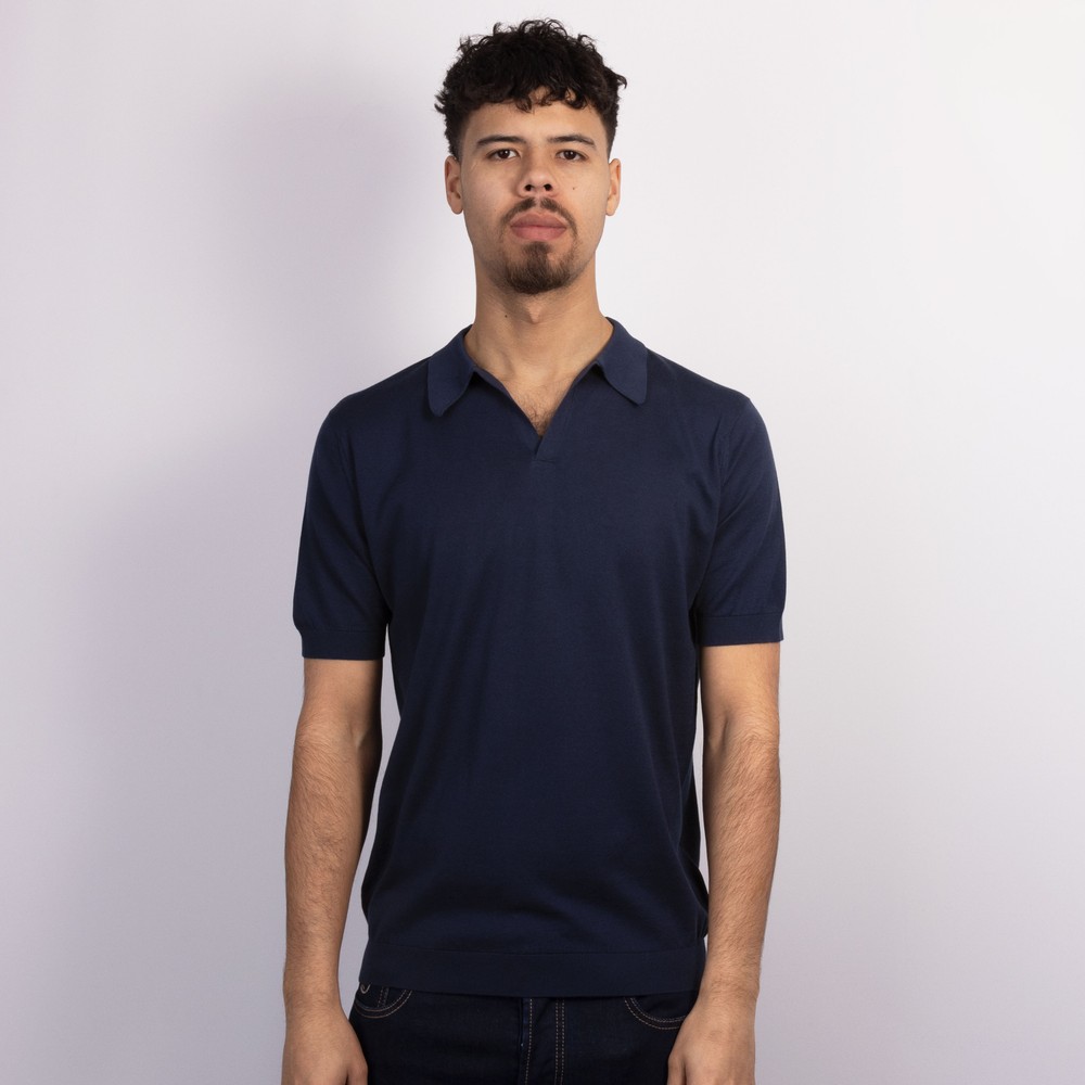 トップス JOHN SMEDLEY WATERLOO SHIRT STD COLL SS John Smedley Noah Skipper Collar Shirt SS | Oxygen Clothing
